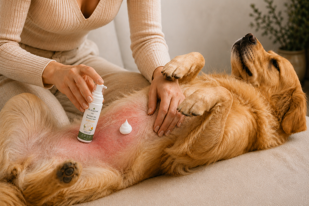 BLAGEENA® PET  ПЯНА ЗА ВЪЗСТАНОВЯВАЩА ГРИЖА ЗА ЧУВСТВИТЕЛНА КОЖА